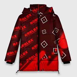 Куртка зимняя женская РОБЛОКС Графика Паттерны, цвет: 3D-черный