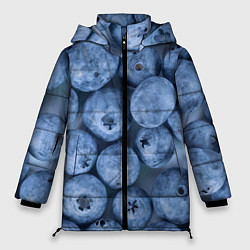 Куртка зимняя женская Голубика - фон, цвет: 3D-светло-серый