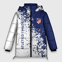 Куртка зимняя женская Atletico madrid football sport, цвет: 3D-красный