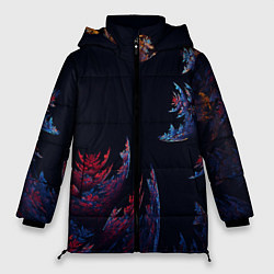 Куртка зимняя женская Шипастый Коралловый Риф, цвет: 3D-красный