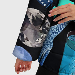 Куртка зимняя женская Underground pattern Fashion 2099, цвет: 3D-светло-серый — фото 2