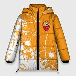 Куртка зимняя женская Roma маленькое лого краска, цвет: 3D-красный