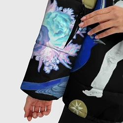 Куртка зимняя женская Underground pattern Fashion 2077, цвет: 3D-черный — фото 2