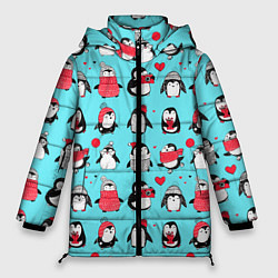 Куртка зимняя женская PENGUINS ON THE POSITIVE, цвет: 3D-светло-серый
