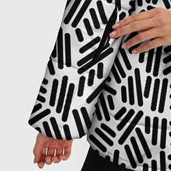 Куртка зимняя женская Округлые Палочки, цвет: 3D-светло-серый — фото 2