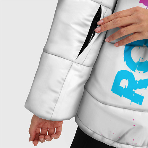 Женская зимняя куртка Roblox Neon Gradient FS / 3D-Черный – фото 5