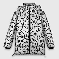 Женская зимняя куртка Закругленные Стрелки