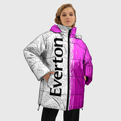 Куртка зимняя женская Everton Pro Football, цвет: 3D-черный — фото 2