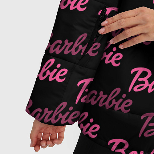 Женская зимняя куртка Barbie - Барби / 3D-Черный – фото 5