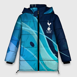 Куртка зимняя женская Tottenham hotspur Абстракция, цвет: 3D-светло-серый