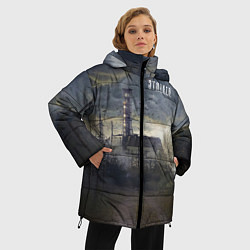 Куртка зимняя женская STALKER Саркофаг, цвет: 3D-черный — фото 2