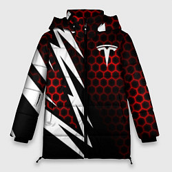 Куртка зимняя женская Тесла - Спорт линия, цвет: 3D-красный