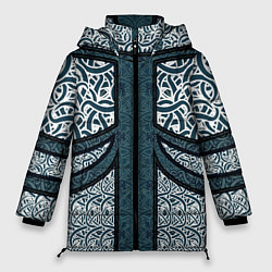 Куртка зимняя женская УЗОР ФЕНТЕЗИ, цвет: 3D-черный