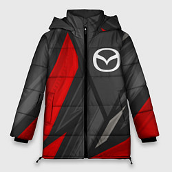 Куртка зимняя женская Mazda sports racing, цвет: 3D-черный