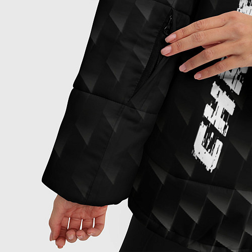 Женская зимняя куртка Chrysler карбоновый фон / 3D-Черный – фото 5