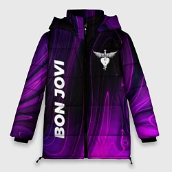 Куртка зимняя женская Bon Jovi violet plasma, цвет: 3D-черный