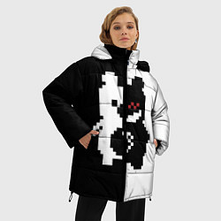 Куртка зимняя женская Monokuma pixel, цвет: 3D-черный — фото 2