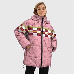 Куртка зимняя женская Кимоно Незуко, цвет: 3D-черный — фото 2