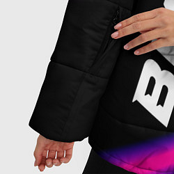 Куртка зимняя женская BMW speed lights, цвет: 3D-черный — фото 2