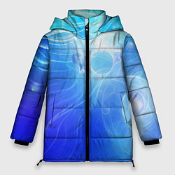 Куртка зимняя женская Голубой пульсар, цвет: 3D-светло-серый
