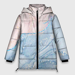Куртка зимняя женская Нежность рассвета, цвет: 3D-черный