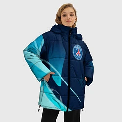 Куртка зимняя женская Фк псж абстракция, цвет: 3D-красный — фото 2