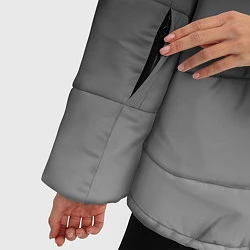 Куртка зимняя женская Серый градиент, цвет: 3D-черный — фото 2