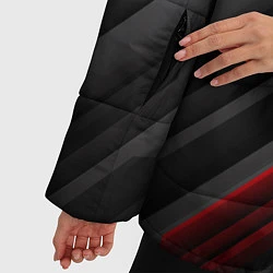 Куртка зимняя женская Citroen строгий стиль, цвет: 3D-красный — фото 2