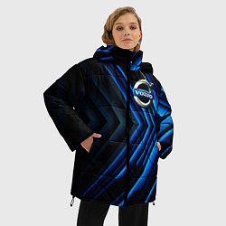 Куртка зимняя женская Volvo строгий стиль, цвет: 3D-черный — фото 2