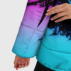 Куртка зимняя женская Stray neon, цвет: 3D-черный — фото 2