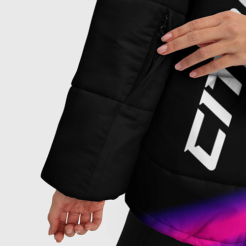 Женская зимняя куртка Citroen speed lights / 3D-Черный – фото 5