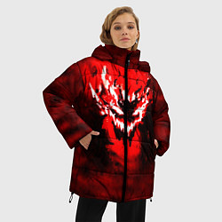 Куртка зимняя женская SHADOW FIEND PHONK ZXC, цвет: 3D-красный — фото 2