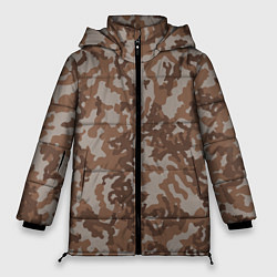 Куртка зимняя женская Камуфляж ВСР-84 песчаный, цвет: 3D-светло-серый
