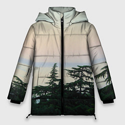 Куртка зимняя женская Мягкий рассвет, цвет: 3D-черный