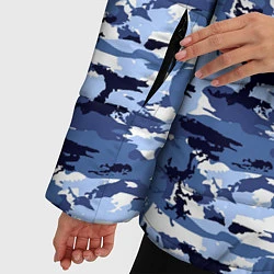 Куртка зимняя женская Камуфляж Navi Camo, цвет: 3D-светло-серый — фото 2