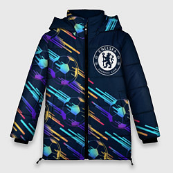 Куртка зимняя женская Chelsea градиентные мячи, цвет: 3D-черный