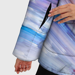 Куртка зимняя женская Красочные линии, цвет: 3D-светло-серый — фото 2