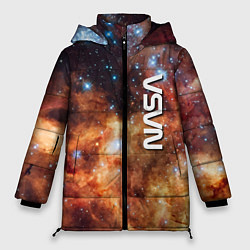 Куртка зимняя женская Рождение новой звезды - NASA, цвет: 3D-черный