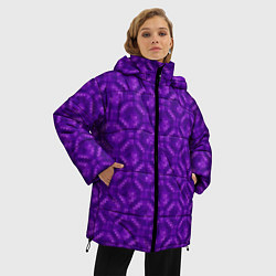 Куртка зимняя женская Портал в незер, цвет: 3D-черный — фото 2