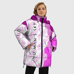 Куртка зимняя женская No Mans Sky pro gaming: по-вертикали, цвет: 3D-черный — фото 2