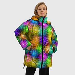 Куртка зимняя женская Салют разноцветный, цвет: 3D-светло-серый — фото 2
