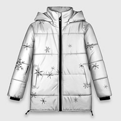 Куртка зимняя женская Идёт снег, цвет: 3D-красный