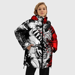 Куртка зимняя женская Демон внутри меня, цвет: 3D-светло-серый — фото 2