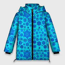 Женская зимняя куртка New Year snowflakes