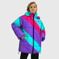 Куртка зимняя женская Аля восьмидесятые FIRM, цвет: 3D-черный — фото 2