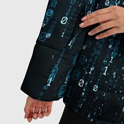 Куртка зимняя женская Двоичный код, цвет: 3D-черный — фото 2