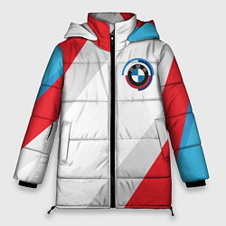 Куртка зимняя женская Bmw - логотип 1970, цвет: 3D-красный