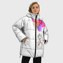 Куртка зимняя женская Улётная принцесса, цвет: 3D-светло-серый — фото 2