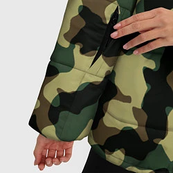 Куртка зимняя женская Военный камуфляж, цвет: 3D-светло-серый — фото 2