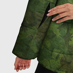 Куртка зимняя женская Камуфляж хаки, цвет: 3D-черный — фото 2
